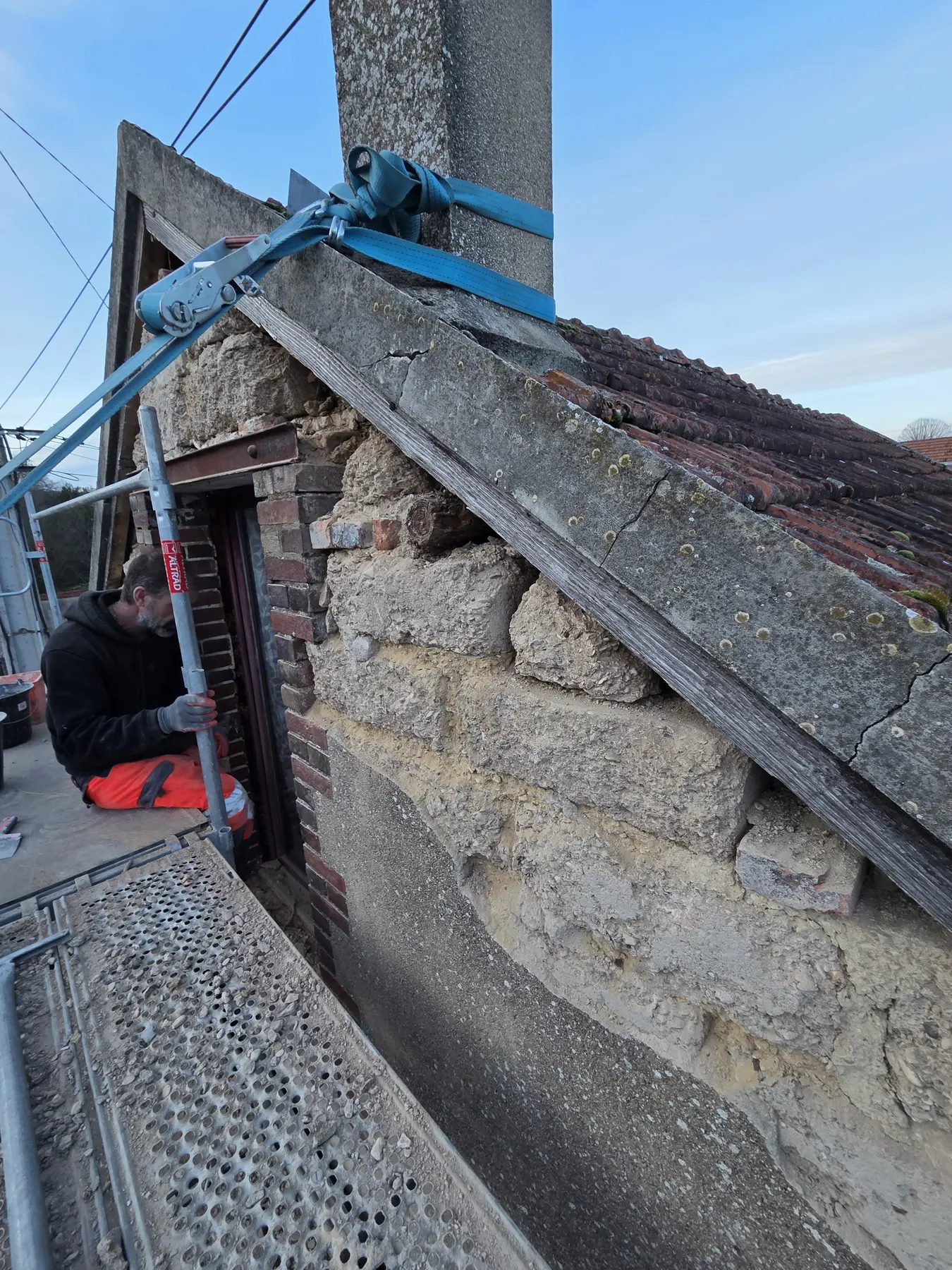 Rénovation de façade, réalisation DCP Constructions à Sens et dans l’Yonne