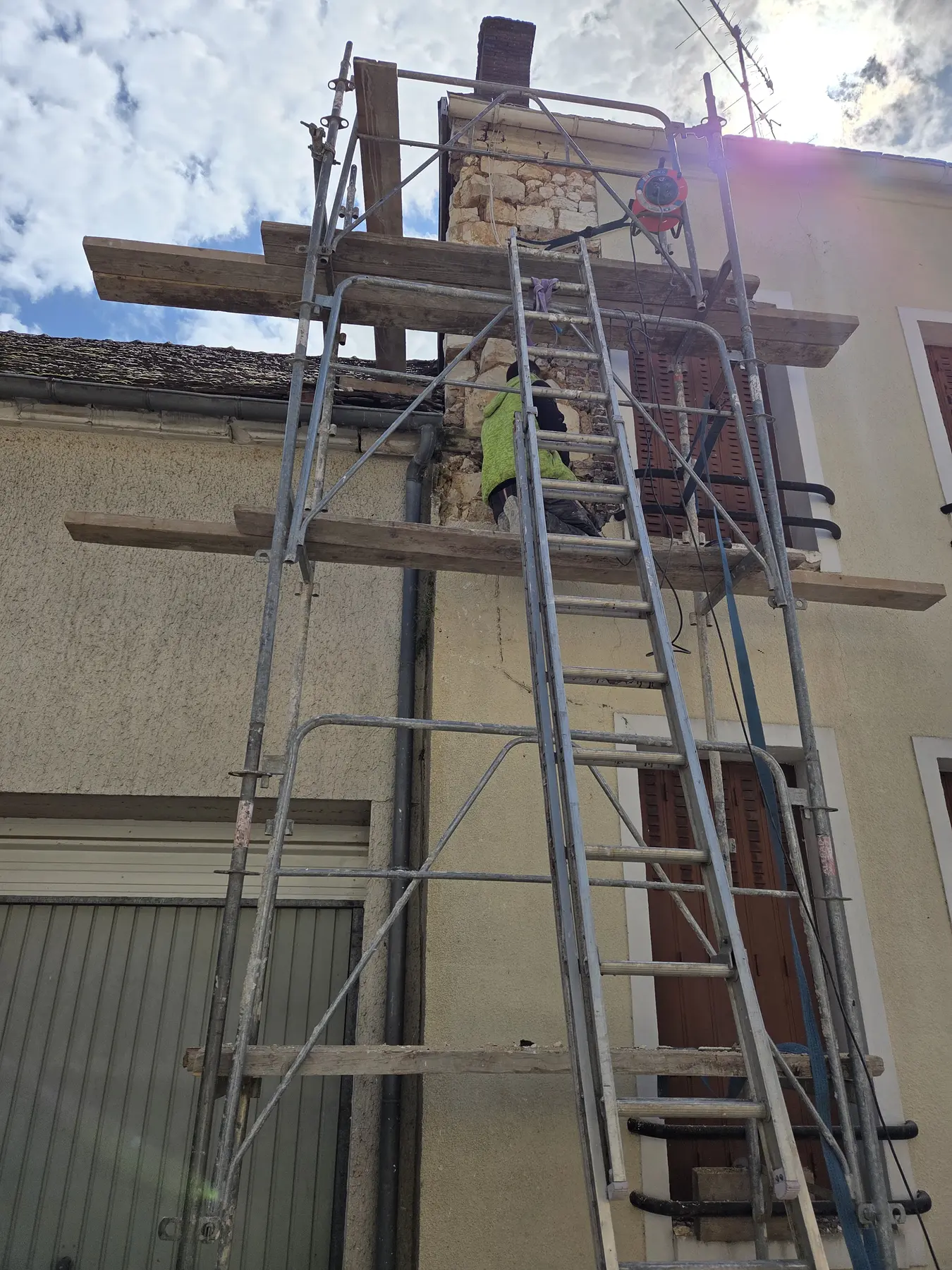 Maçonnerie et finition de façade, réalisation DCP Constructions à Sens et dans l’Yonne