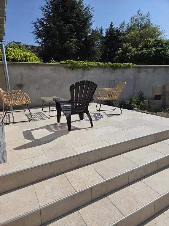 Terrasse rénovée