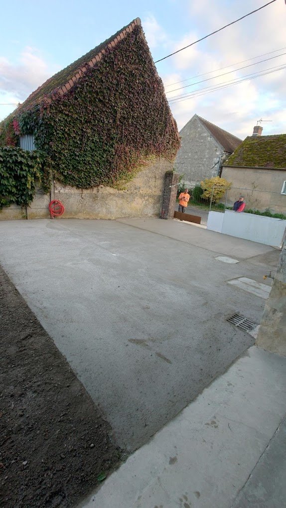 Dalle béton extérieure